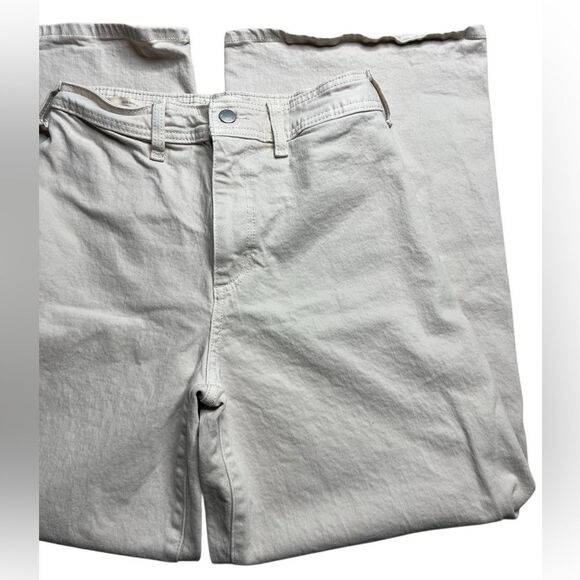 Universal Thread Sailor Wide Leg Cream Pants Size 4 - Picture 1 of 6